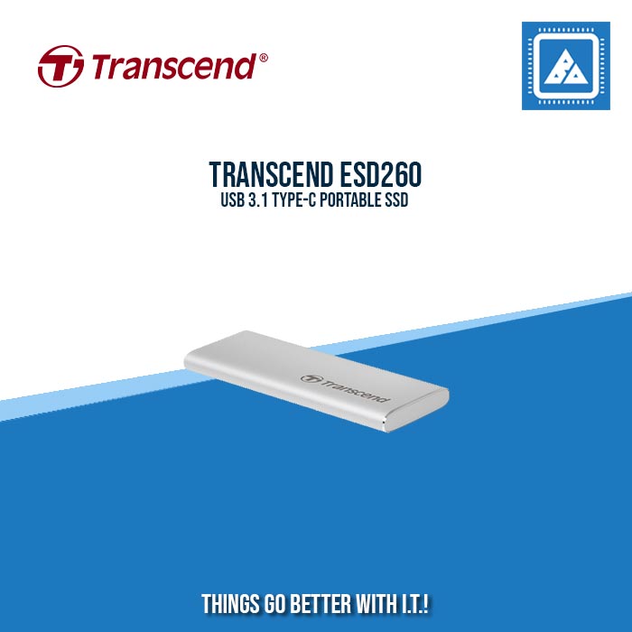TRANSCEND ESD260 USB 3.1 TYPE-C PORTABLE SSD TRANSCEND ESD260 USB 3.1 TYPE-C PORTABLE SSD